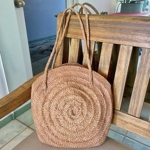 Dragon Diffusion Circle Leather Bag Light Tan